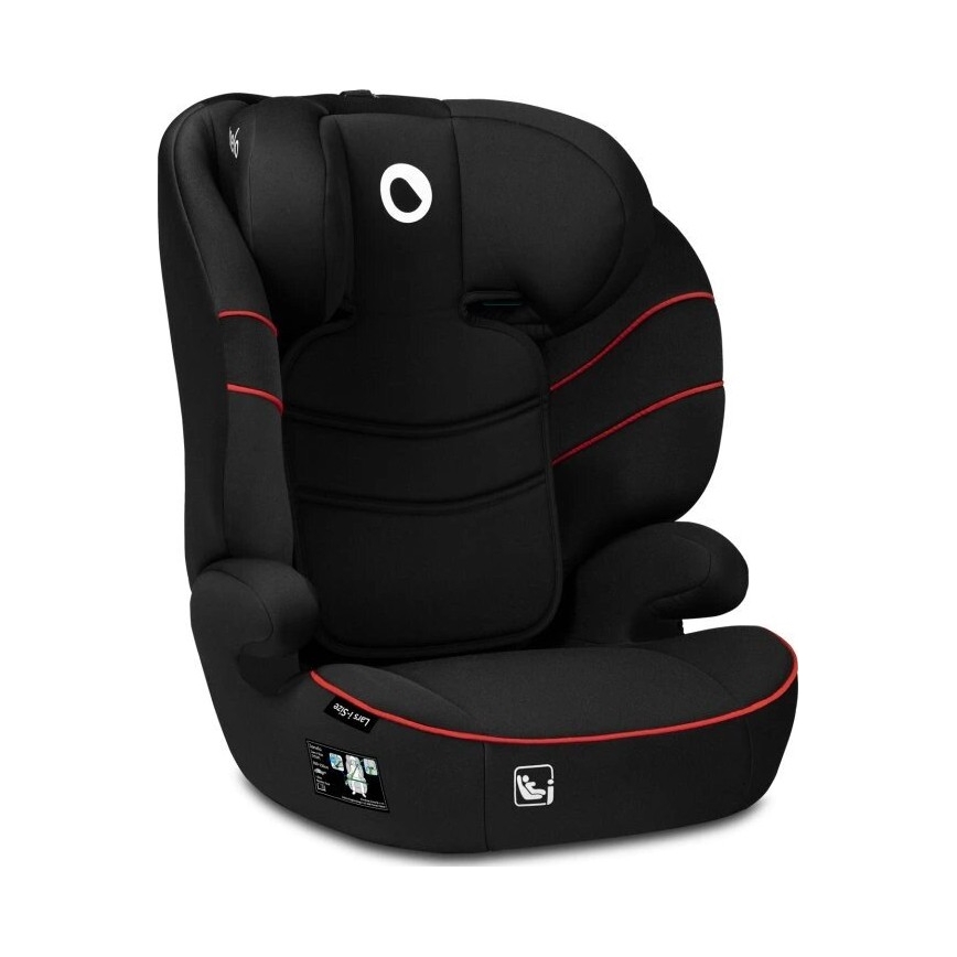 Lionelo - Autositz LARS i-Size 100-150 cm schwarz/rot