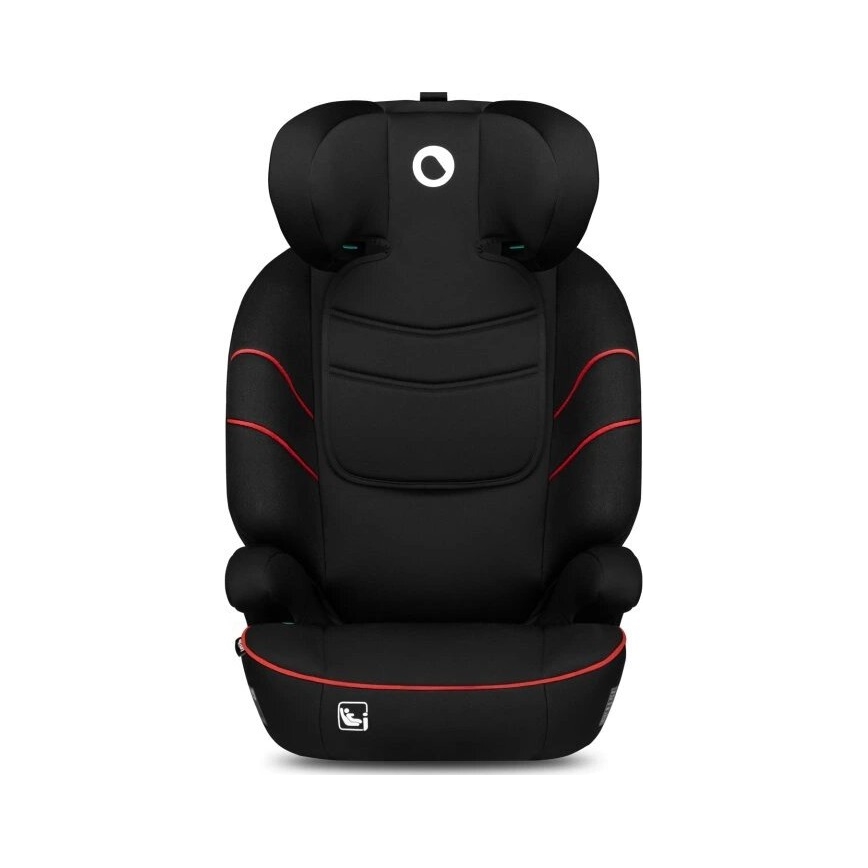 Lionelo - Autositz LARS i-Size 100-150 cm schwarz/rot