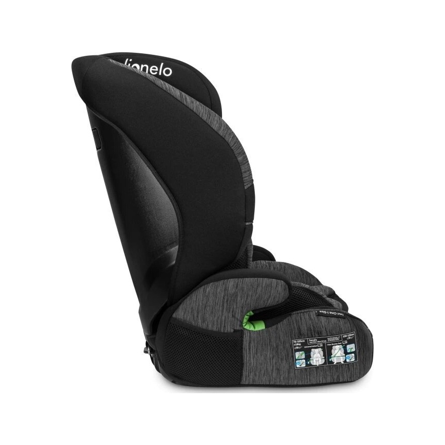 Lionelo - Autositz LEVI ONE i-Size 76-150 cm schwarz/grau
