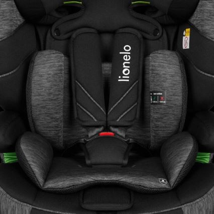 Lionelo - Autositz LEVI ONE i-Size 76-150 cm schwarz/grau