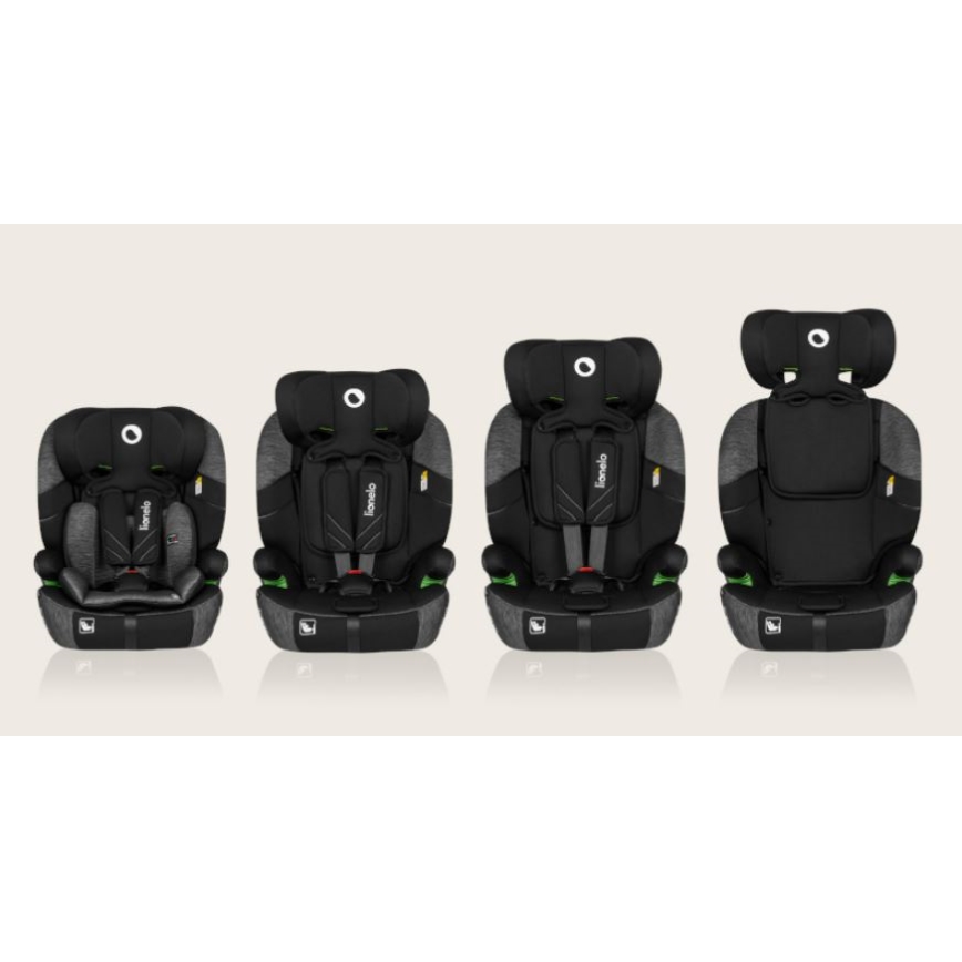 Lionelo - Autositz LEVI ONE i-Size 76-150 cm schwarz/grau