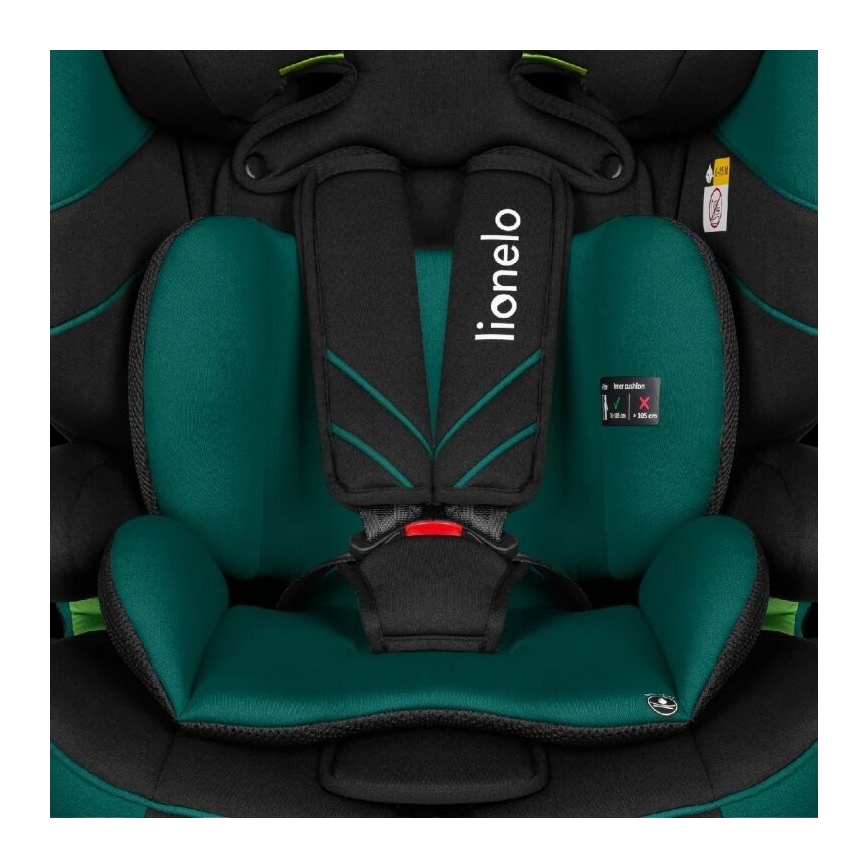 Lionelo - Autositz LEVI ONE i-Size 76-150 cm schwarz/grün
