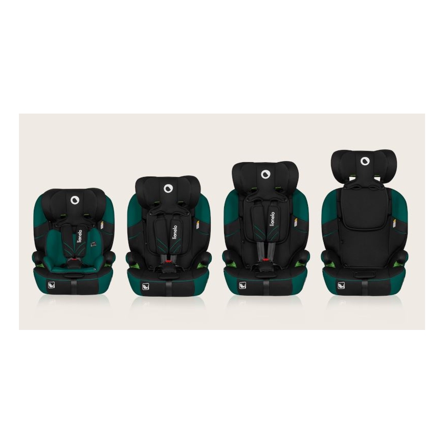Lionelo - Autositz LEVI ONE i-Size 76-150 cm schwarz/grün