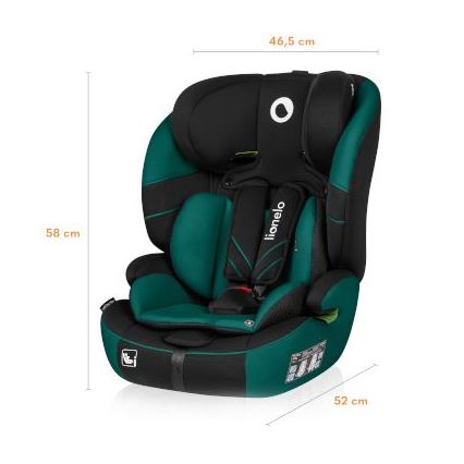 Lionelo - Autositz LEVI ONE i-Size 76-150 cm schwarz/grün
