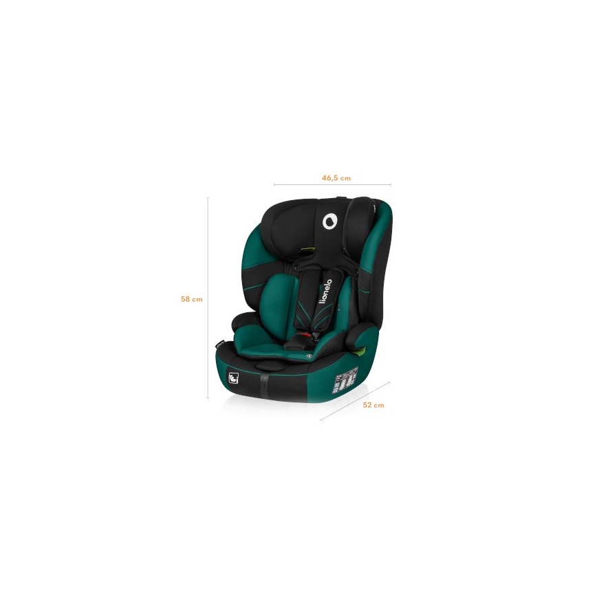Lionelo - Autositz LEVI ONE i-Size 76-150 cm schwarz/grün
