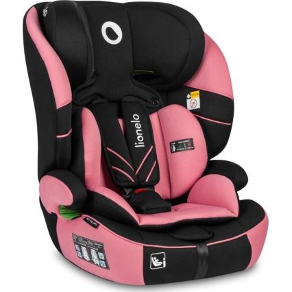 Lionelo - Autositz LEVI ONE i-Size 76-150 cm schwarz/rosa