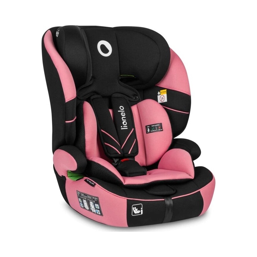 Lionelo - Autositz LEVI ONE i-Size 76-150 cm schwarz/rosa
