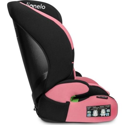 Lionelo - Autositz LEVI ONE i-Size 76-150 cm schwarz/rosa