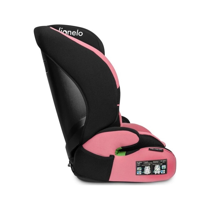 Lionelo - Autositz LEVI ONE i-Size 76-150 cm schwarz/rosa