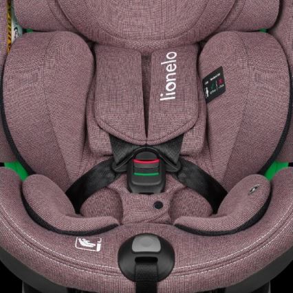 Lionelo - Autositz mit Drehbasis HARMONY i-Size 40-150 cm rosa