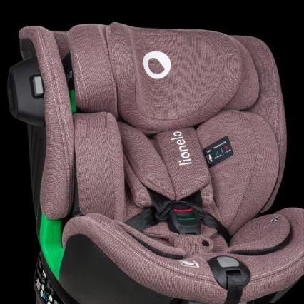 Lionelo - Autositz mit Drehbasis HARMONY i-Size 40-150 cm rosa