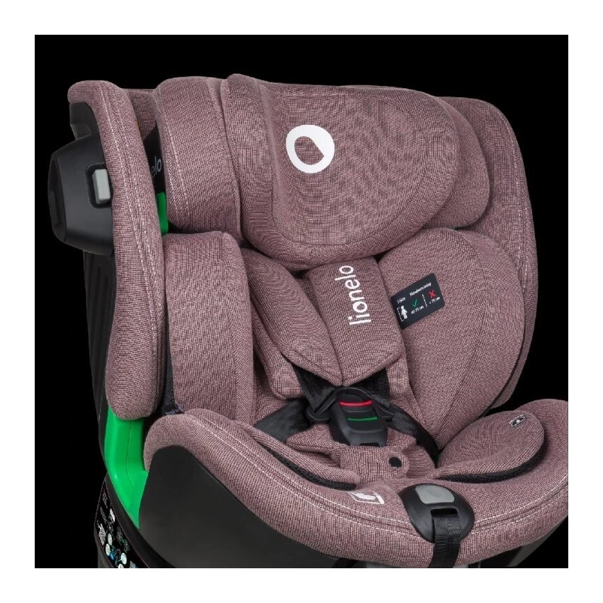 Lionelo - Autositz mit Drehbasis HARMONY i-Size 40-150 cm rosa