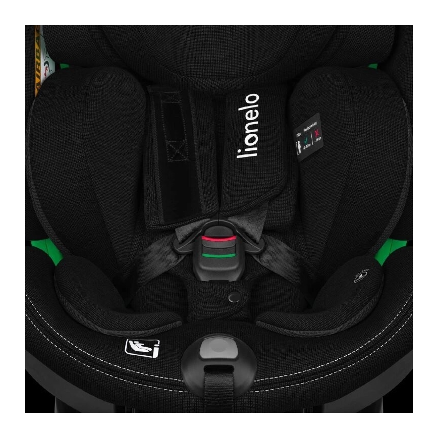 Lionelo - Autositz mit Drehbasis HARMONY i-Size 40-150 cm schwarz
