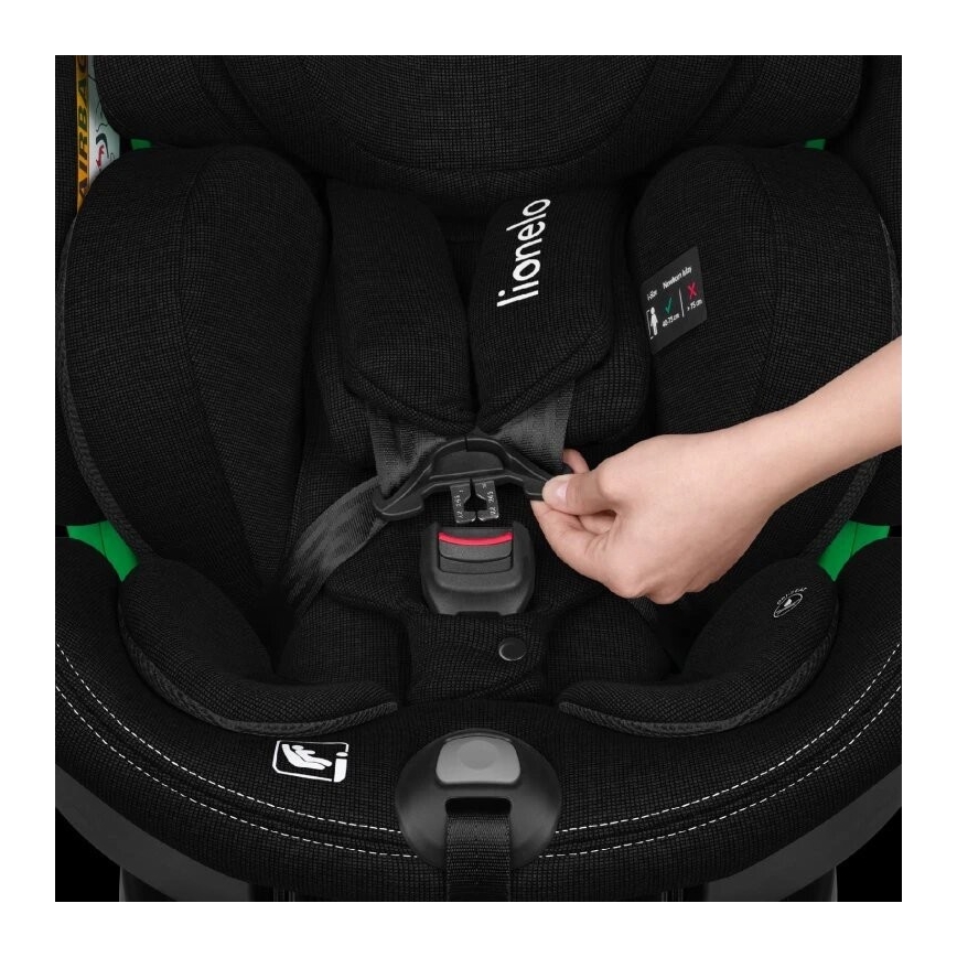 Lionelo - Autositz mit Drehbasis HARMONY i-Size 40-150 cm schwarz