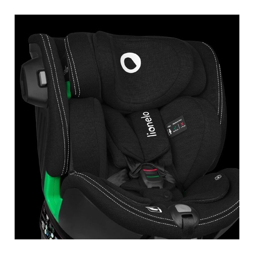 Lionelo - Autositz mit Drehbasis HARMONY i-Size 40-150 cm schwarz