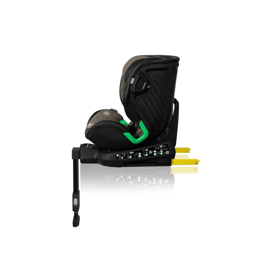 Lionelo - Autositz mit Drehbasis HARMONY i-Size 40-150 cm schwarz/Olive