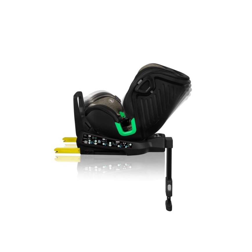 Lionelo - Autositz mit Drehbasis HARMONY i-Size 40-150 cm schwarz/Olive