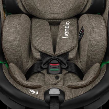 Lionelo - Autositz mit Drehbasis HARMONY i-Size 40-150 cm schwarz/Olive