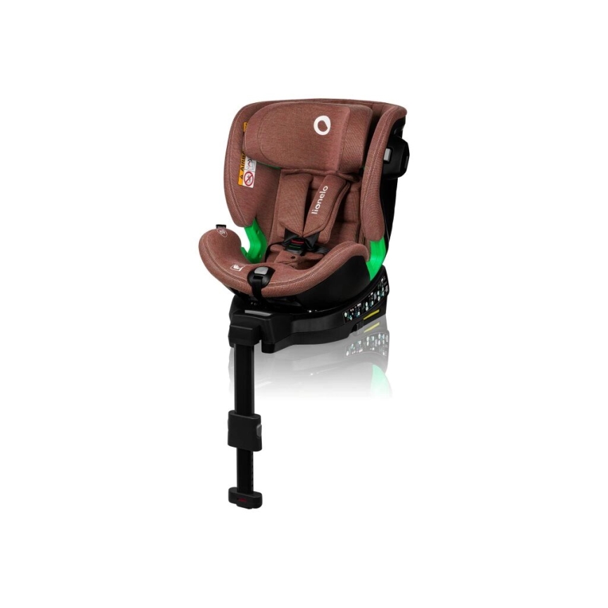 Lionelo - Autositz mit Drehbasis HARMONY i-Size 40-150 cm ziegelrot