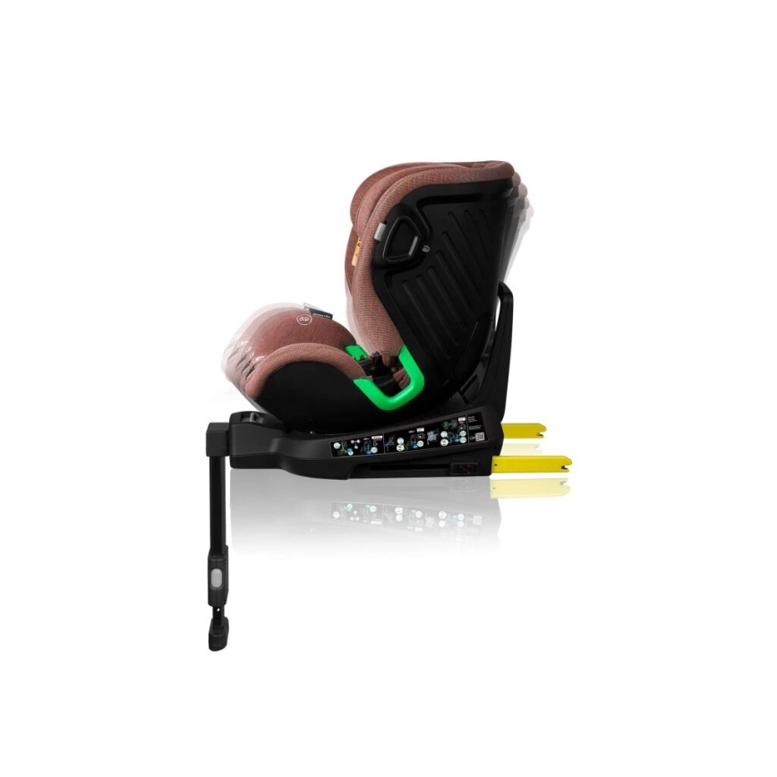 Lionelo - Autositz mit Drehbasis HARMONY i-Size 40-150 cm ziegelrot