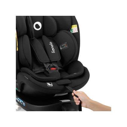 Lionelo - Autositz mit Drehbasis NAVY i-Size 40-150 cm schwarz