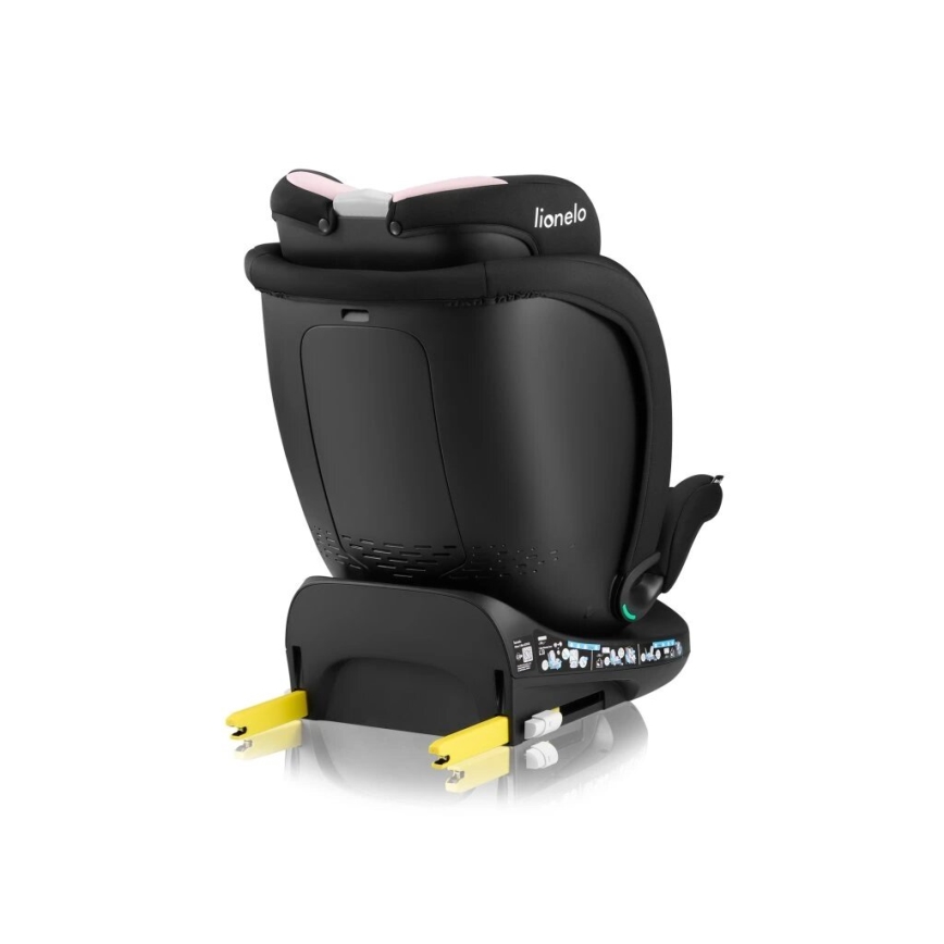 Lionelo - Autositz mit Sockel swivel NAVY i-Size 40-150 cm schwarz/rosa