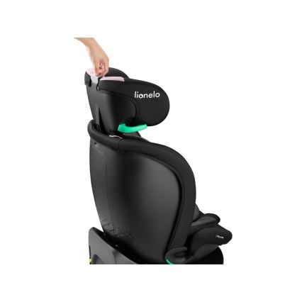 Lionelo - Autositz mit Sockel swivel NAVY i-Size 40-150 cm schwarz/rosa