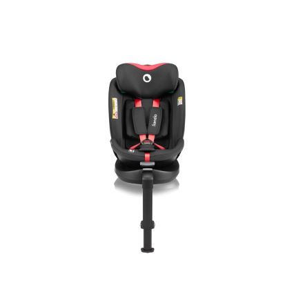 Lionelo - Autositz mit Drehbasis NAVY i-Size 40-150 cm schwarz/rot