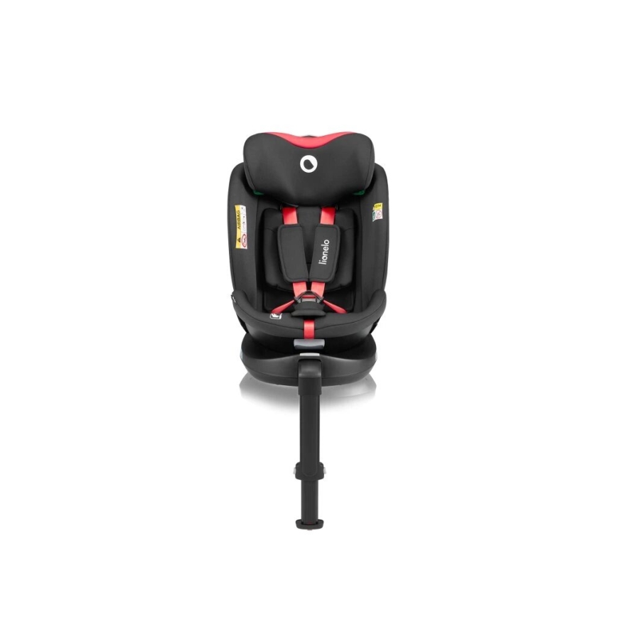 Lionelo - Autositz mit Drehbasis NAVY i-Size 40-150 cm schwarz/rot