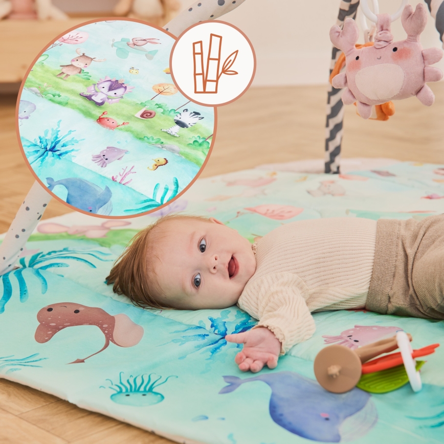 Lionelo - Baby-Spieldecke ANIKA Natural