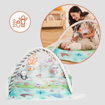 Lionelo - Baby-Spieldecke ANIKA Natural