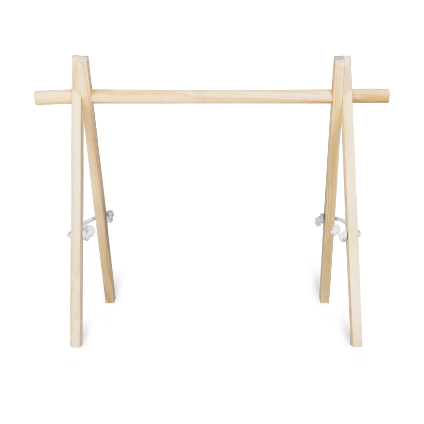 Lionelo - Baby-Spieldecke mit Holzspielbogen ANIS