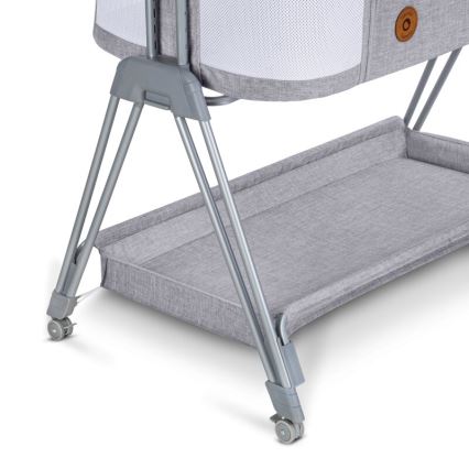 Lionelo - Babybett 2-in-1 LUNA grau