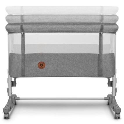 Lionelo - Babybett 3-in-1 AURORA dunkelgrau