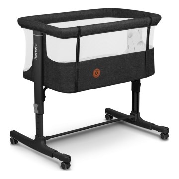 Lionelo - Babybett 3-in-1 AURORA schwarz