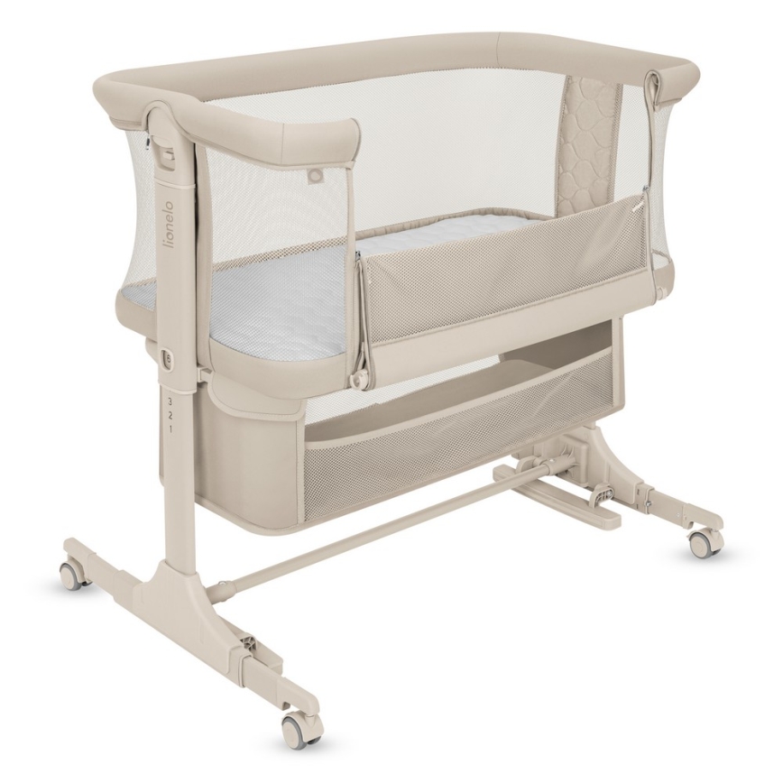 Lionelo - Babybett 3-in-1 JODIE Beige Creme