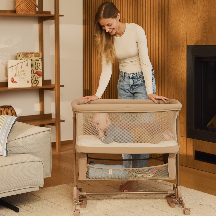 Lionelo - Babybett 3-in-1 JODIE Beige Taupe