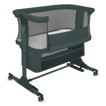 Lionelo - Babybett 3-in-1 JODIE Grün/Graphit