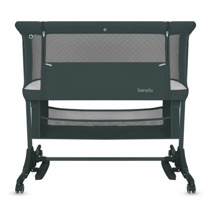 Lionelo - Babybett 3-in-1 JODIE Grün/Graphit