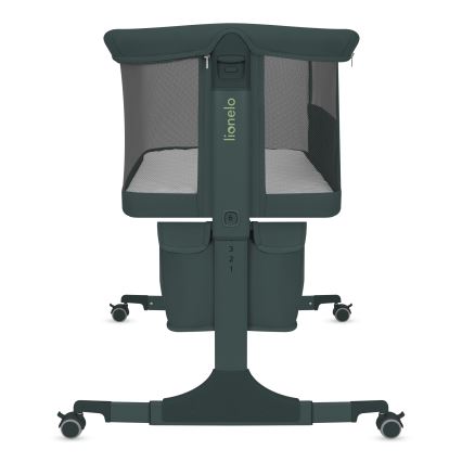 Lionelo - Babybett 3-in-1 JODIE Grün/Graphit