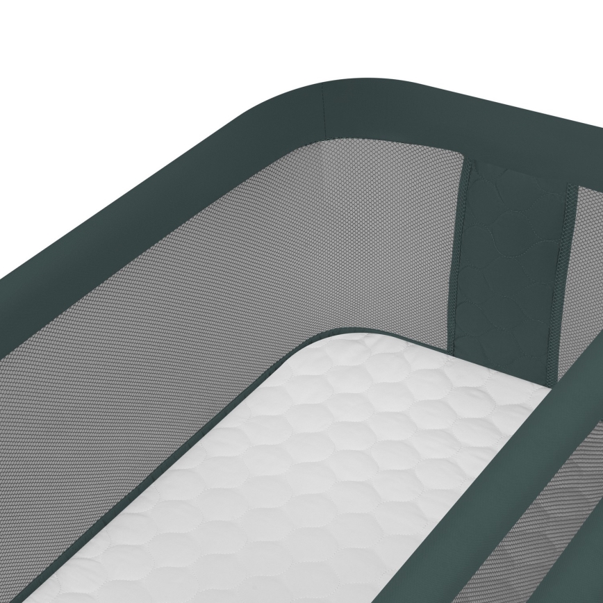 Lionelo - Babybett 3-in-1 JODIE Grün/Graphit