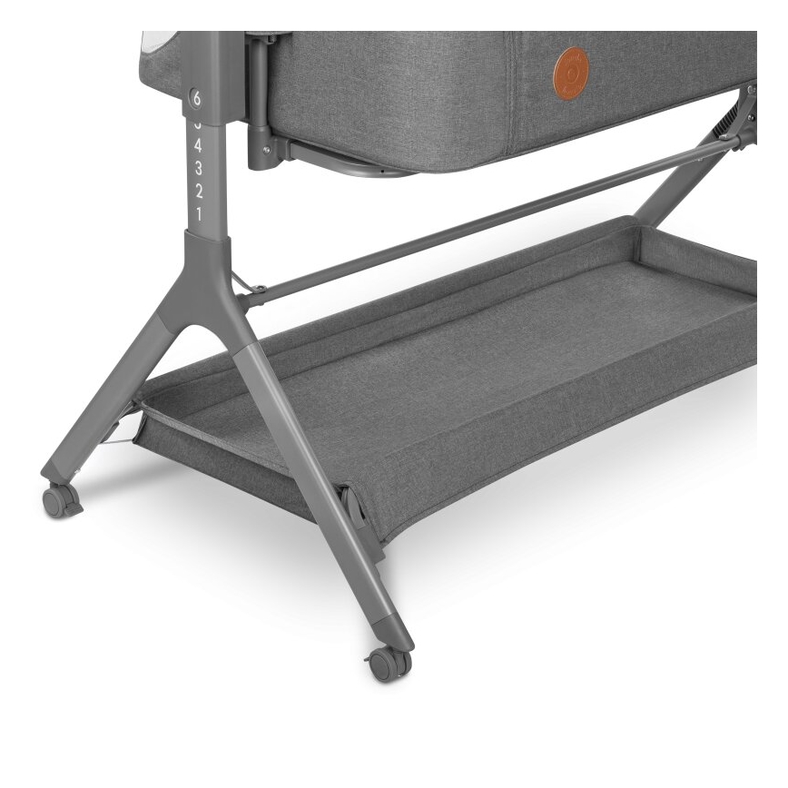 Lionelo - Babybett 3-in-1 LEONIE PLUS grau