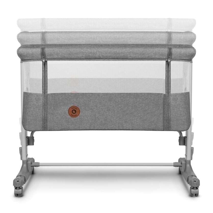 Lionelo - Babybett 3in1 AURORA dunkelgrau