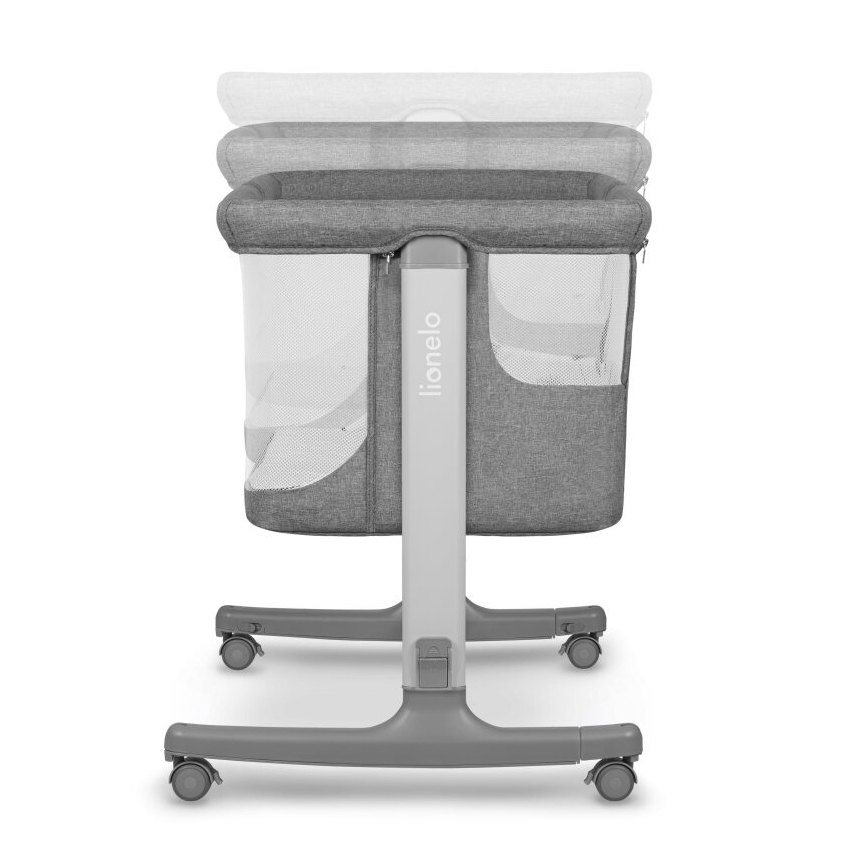 Lionelo - Babybett 3in1 AURORA dunkelgrau