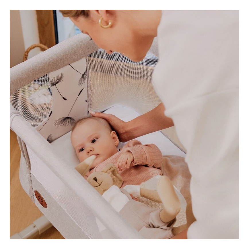 Lionelo - Babybett 3in1 AURORA grau