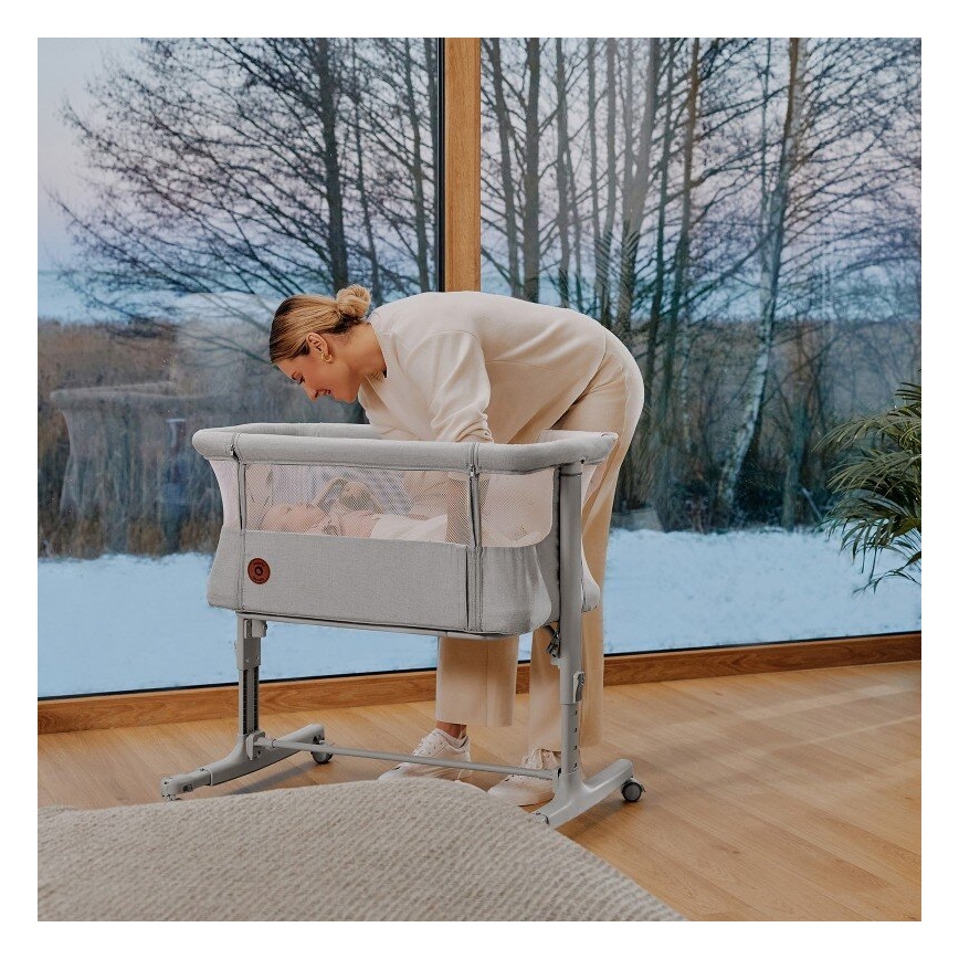 Lionelo - Babybett 3in1 AURORA grau