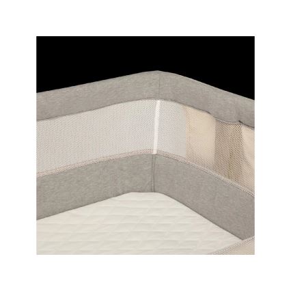 Lionelo - Babybett 3in1 LEONIE grau/beige