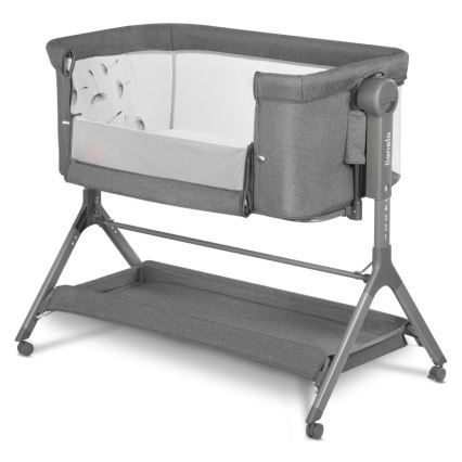 Lionelo - Babybett 3in1 LEONIE PLUS grau