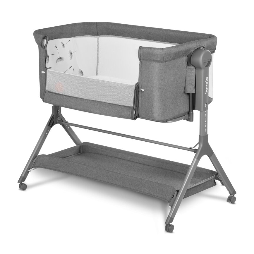 Lionelo - Babybett 3in1 LEONIE PLUS grau