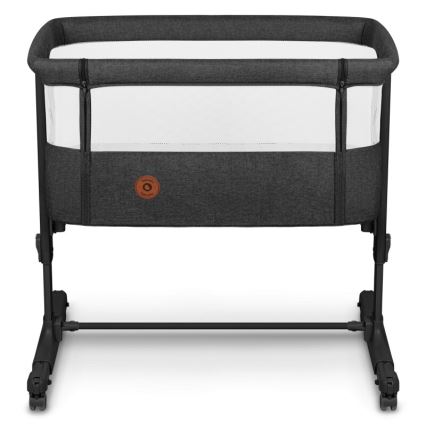 Lionelo - Babybett 3‑in‑1 AURORA Grau Graphit